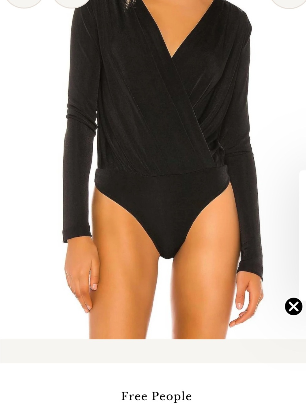 Free People Turnt long sleeve Bodysuit NWT